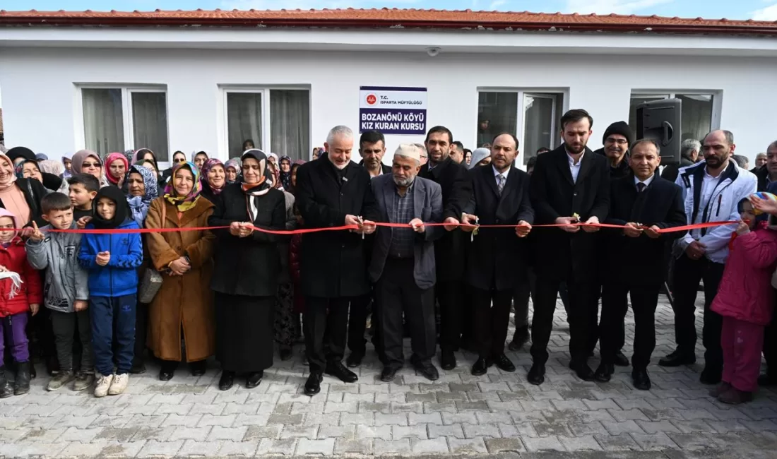 Bozanönü Köyü Kız Kur’an Kursu açıldı