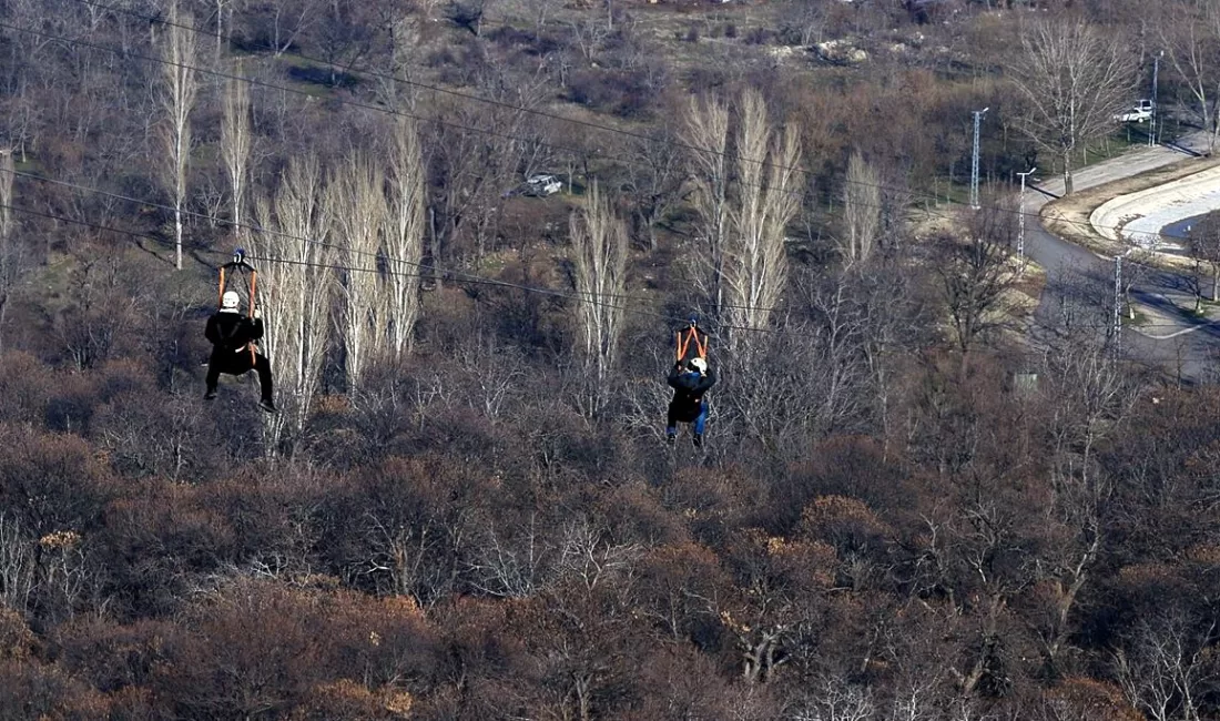 950 metre uzunluğundaki zipline açılıyor