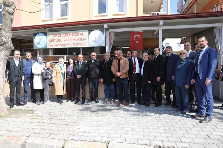 Tuncelililer Derneği’ni ziyaret eden