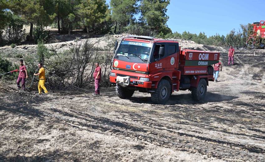 İğdecik ‘de Çıkan Yangın Söndürüldü