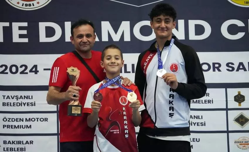 Karate Diamond Cup 2024’e Karakaş Spor Kulübü Damga Vurdu