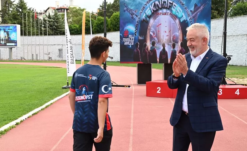 Isparta’da düzenlenen Teknofest Drone