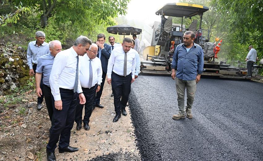 İbişler Köyü Sıcak Asfalt Çalışmaları