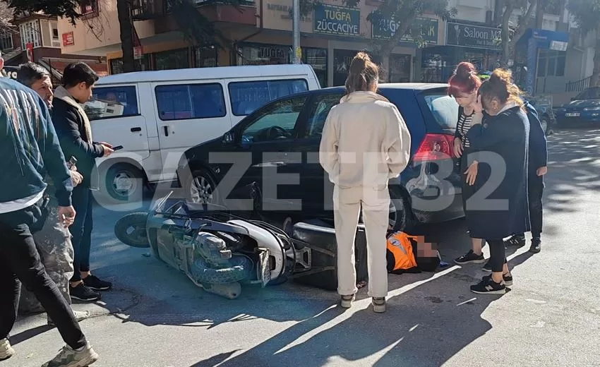 Isparta’da Otomobil ile Motosiklet