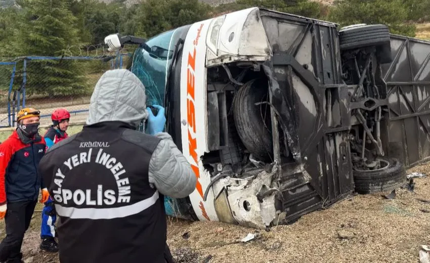 Isparta’nın Eğirdir ilçesinde yolcu